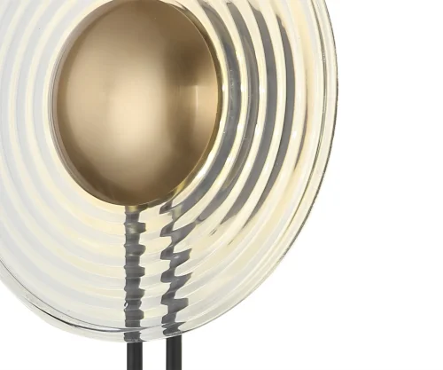 Бра LED Римми 08445,20(21) Kink Light прозрачный на 1 лампа, основание бронзовое в стиле современный хай-тек  фото 2