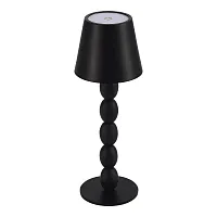 Настольная лампа LED Ease SL1011.404.01 ST-Luce чёрная 1 лампа, основание чёрное металл в стиле минимализм современный беспроводная зарядка