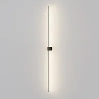 Бра LED Pars C071WL-L12B3K Maytoni чёрный 1 лампа, основание чёрное в стиле минимализм современный отражённый свет