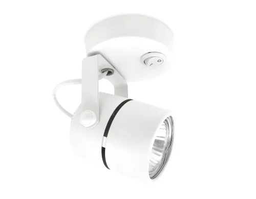 Бра с выключателем Techno spot TA100 Ambrella light белый на 1 лампа, основание белое в стиле современный хай-тек  фото 3