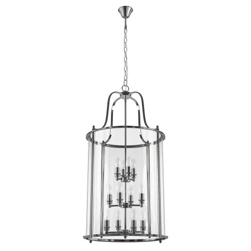 Светильник подвесной Lighthouse 10456/12 CR LOFT IT прозрачный на 12 ламп, основание хром в стиле классический арт-деко фото 5 Светильник подвесной Lighthouse 10456/12 CR LOFT IT прозрачный на 12 ламп, основание хром в стиле классический арт-деко фото 5