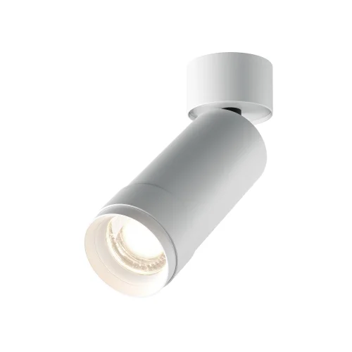Светильник накладной LED Focus Zoom C055CL-L12W4K-Z-W Maytoni белый на 1 лампу, основание белое в стиле хай-тек современный круглый