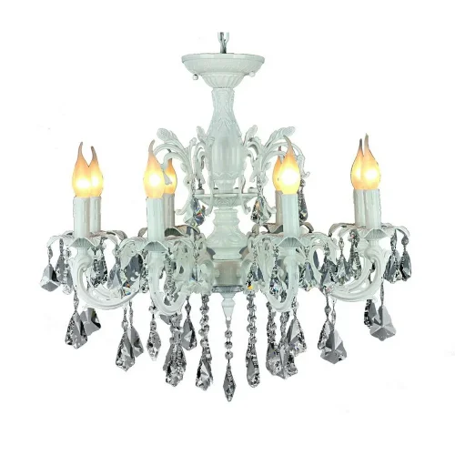 Люстра подвесная Catanzaro OML-30807-08 Omnilux белая на 8 ламп, основание белое в стиле классический фото 2