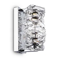 Бра LED Coil MOD124WL-L6CH3K Maytoni прозрачный 1 лампа, основание хром в стиле современный 