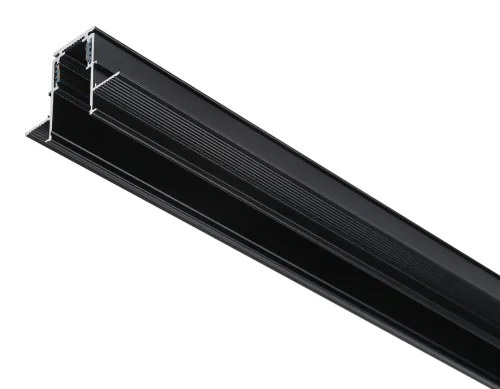 Шинопровод трек встраиваемый 3м Magnetic GL3339 Ambrella light чёрный в стиле  для светильников серии Magnetic шинопровод встраиваемый магнитный