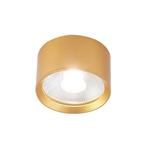 Светильник накладной LED CLT 525C70 GO 4000K Crystal Lux золотой 1 лампа, основание золотое в стиле современный круглый фото 3