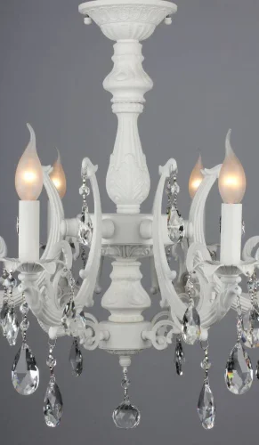 Люстра потолочная Caserta OML-34007-08 Omnilux белая на 8 ламп, основание белое в стиле классический фото 4 Люстра потолочная Caserta OML-34007-08 Omnilux белая на 8 ламп, основание белое в стиле классический фото 4