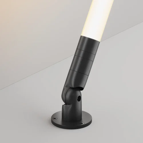 Шарнирное основание для накладного монтажа системы Shelf без ввода питания C027CS-B Maytoni чёрный в стиле хай-тек современный для светильников серии Модульная система освещения Shelf shelf модульная фото 2