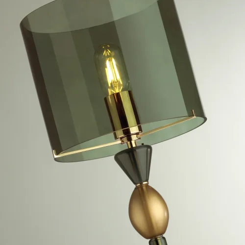 Настольная лампа (основание) Tower 4889/1T Odeon Light  1 лампа, основание золотое зелёное стекло металл в стиле современный  фото 4