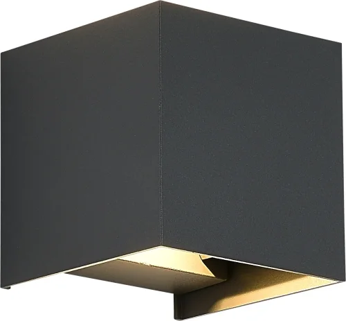 Настенный светильник LED уличный Brik SL9513.701.01 ST-Luce уличный IP65 серый на 1 лампу, плафон серый в стиле хай-тек современный LED