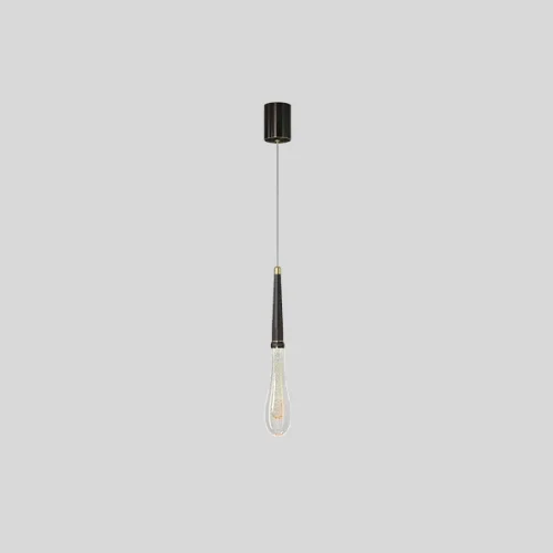 Светильник подвесной FIAL LUX Brass 213657-23 ImperiumLoft прозрачный 1 лампа, основание латунь в стиле современный лофт  фото 2