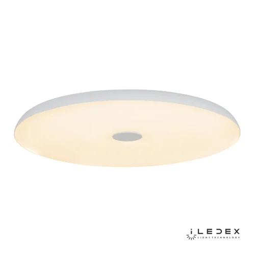 Светильник потолочный LED с пультом Music 1706/600 WH iLedex белый 1 лампа, основание белое в стиле современный хай-тек с пультом фото 2