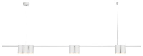 Светильник подвесной 471-003-07 Velante белый 7 ламп, основание белое в стиле хай-тек современный 