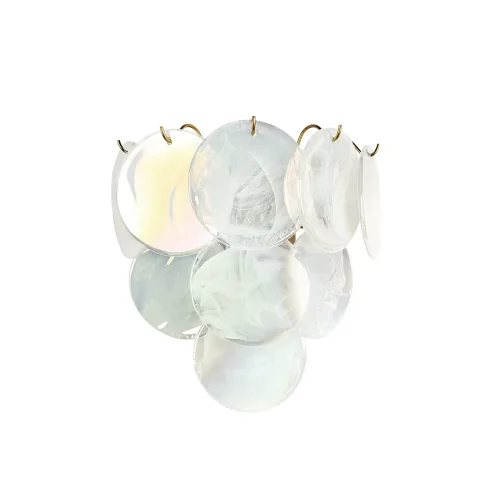 Бра Лолли / Lolly 10492W Pearl LOFT IT белый на 3 лампы, основание бронзовое в стиле современный 