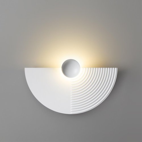 Бра ЛЕД Sun Gate 7198/6WL Odeon Light белый на 1 лампу, основание белое в стиле хай-тек Бра ЛЕД Sun Gate 7198/6WL Odeon Light белый на 1 лампу, основание белое в стиле хай-тек