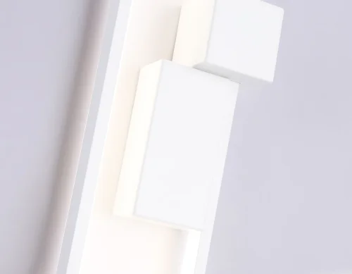 Бра LED FL5222 Ambrella light белый на 1 лампа, основание белое в стиле современный хай-тек отраженный свет фото 6