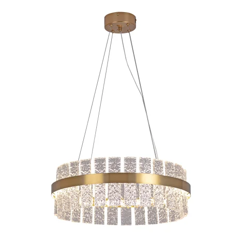 Люстра подвесная LED Gracia A2086SP-1PB Arte Lamp прозрачная на 1 лампу, основание латунь в стиле современный  Люстра подвесная LED Gracia A2086SP-1PB Arte Lamp прозрачная на 1 лампу, основание латунь в стиле современный