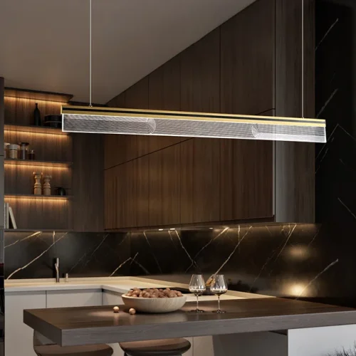 Светильник подвесной DILEMMA L L100 Brass 220725-23 ImperiumLoft прозрачный на 1 лампу, основание латунь в стиле современный фото 5