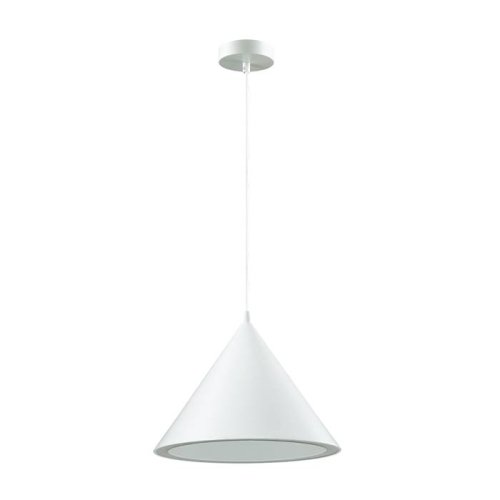 Светильник подвесной LED Lenny 3723/24L Lumion белый 1 лампа, основание белое в стиле модерн 
