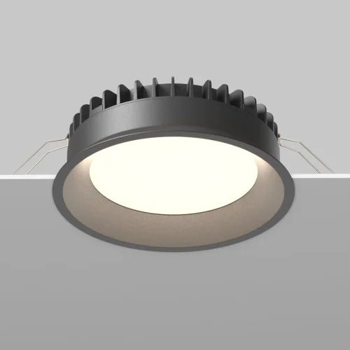 Светильник точечный LED Okno DL055-24W3-4-6K-B Maytoni чёрный 1 лампа, основание чёрное в стиле современный  фото 5