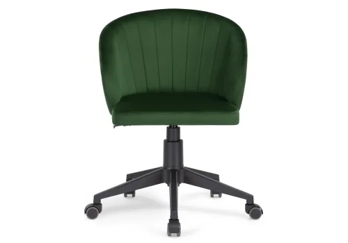 Компьютерное кресло Пард изумрудный 464227 Woodville, зелёный/велюр, ножки/пластик/чёрный, размеры - *870***590*600 фото 2