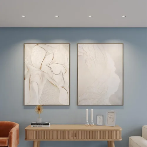 Светильник точечный Cail 371011 Novotech белый на 1 лампу, основание белое в стиле минимализм квадратный для затирки фото 3