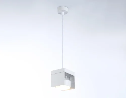 Светильник подвесной TN70852 Ambrella light белый 1 лампа, основание белое в стиле хай-тек современный  фото 3