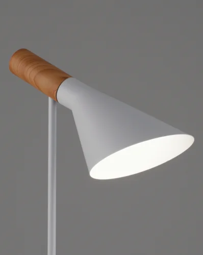 Торшер Turin V11336-1F Moderli белый на 1 лампу, основание белое в стиле современный скандинавский хай-тек фото 5