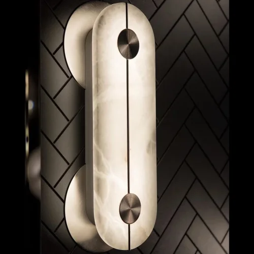 Настенный светильник PHEBE C 211997-26 ImperiumLoft белый на 1 лампу, основание латунь в стиле современный фото 11 Настенный светильник PHEBE C 211997-26 ImperiumLoft белый на 1 лампу, основание латунь в стиле современный фото 11