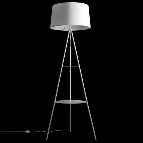 Торшер  Рейнер CL806020 Citilux со столиком на треноге белый 1 лампа, основание белое в стиле современный скандинавский
 фото 3