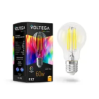 Лампа LED Crystal 7154 Voltega VG10-A60E27warm7W-FHR  E27 7вт