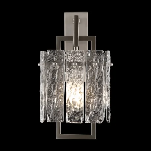 Бра Basilica FR5166WL-01N Freya прозрачный на 1 лампа, основание никель в стиле американский современный 