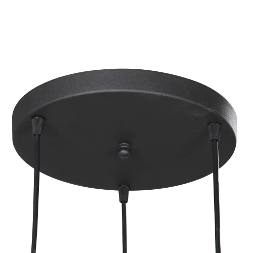 Светильник подвесной V4258-1/3S Vitaluce без плафона на 3 лампы, основание чёрное в стиле лофт фото 4 Светильник подвесной V4258-1/3S Vitaluce без плафона на 3 лампы, основание чёрное в стиле лофт фото 4