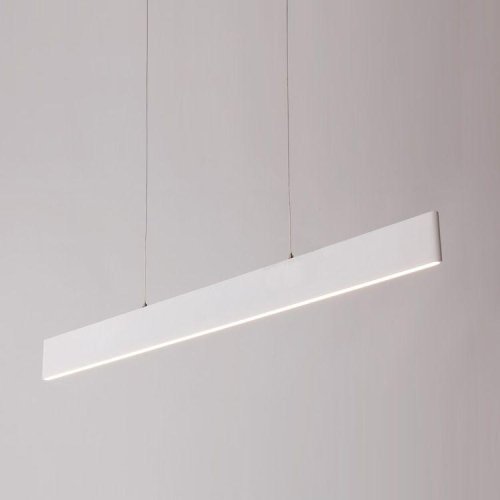 Светильник подвесной LED Fashion V2430-PL Moderli белый 1 лампа, основание белое в стиле хай-тек линейный фото 2