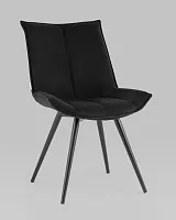 Стул вращающийся Робб велюр черный УТ000039572 Stool Group, /, ножки//, размеры - *880***555*610