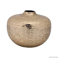 Ваза декоративная Kurashiki 421342 Eglo, цвет - брашированное золото, материал - металл, купить с доставкой по Москве и России.