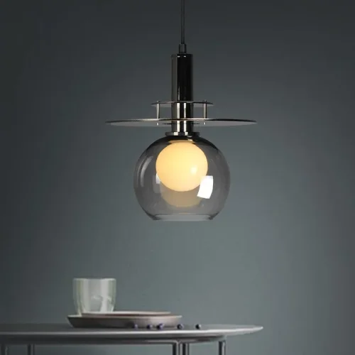 Светильник подвесной MODUS 140877-26 ImperiumLoft прозрачный 1 лампа, основание чёрное в стиле лофт  фото 4