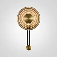 Настенный светильник FANCY L55.5 179941-26 ImperiumLoft прозрачный 1 лампа, основание латунь в стиле лофт современный 