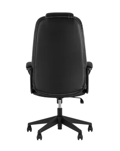 Кресло игровое TopChairs ST-Cyber 8 черный эко.кожа крестовина пластик УТ000035205 Stool Group, чёрный/экокожа, ножки/металл/чёрный, размеры - ****655*770 фото 6