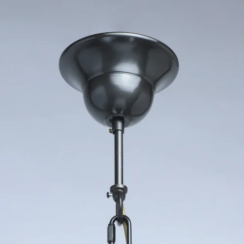 Люстра подвесная Франческа 109010208 Chiaro чёрная латунь на 8 ламп, основание чёрное в стиле ковка кантри  фото 5