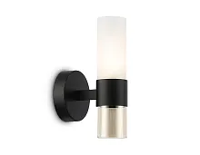 Бра LH55106 Ambrella light янтарный на 1 лампу, основание чёрное в стиле современный 