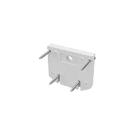 Торцевая заглушка для демпферного шинопровода, белая Magnetic track system Exility TRA034D-EC-422W Maytoni белый в стиле для светильников серии Magnetic track system Exility натяжной потолок exility тонкая магнитная