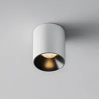 Светильник накладной LED Alfa LED C064CL-5W2.7K-RD-WB Maytoni белый на 1 лампу, основание белое в стиле современный хай-тек круглый