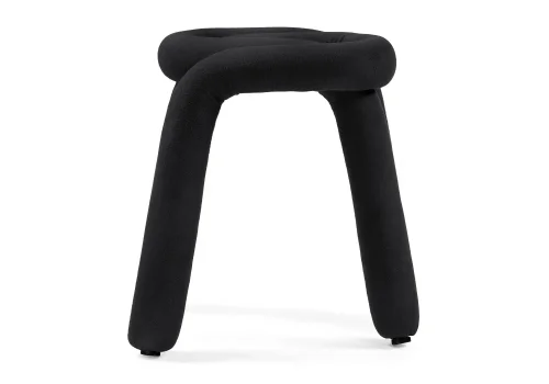 Табурет Garden black 15806 Woodville, чёрный/ткань, ножки/ткань/чёрный, размеры - ****460*400 фото 2