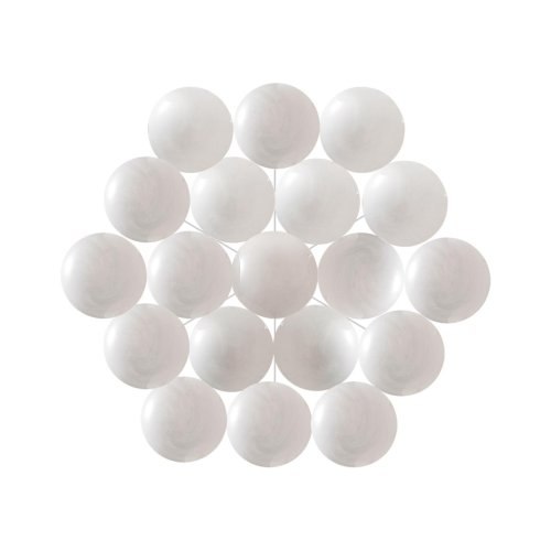 Люстра подвесная Magia 7109/19 Odeon Light белая на 19 ламп, основание белое в стиле хай-тек шар фото 5