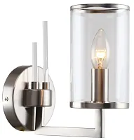 Бра Vase 1046/11/01W Stilfort прозрачный 1 лампа, основание хром в стиле современный 