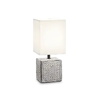 Настольная лампа KALI'-1 TL1 Ideal Lux белая 1 лампа, основание белое металл в стиле современный 