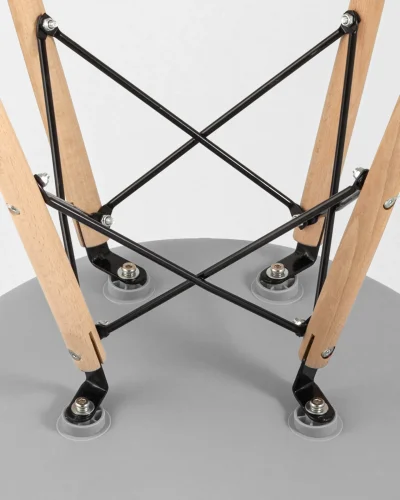 Стул EAMES, темно-бирюзовый 4шт. (набор) УТ000037611 Stool Group, /, ножки/массив бука/бежевый, размеры - *815***460*530 фото 3