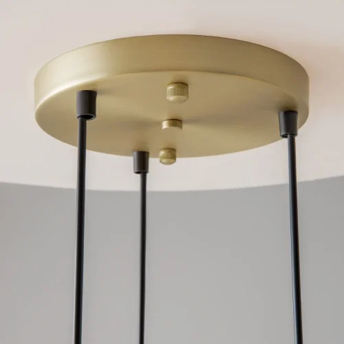 Люстра подвесная Vision MOD411PL-06G Maytoni прозрачная на 6 ламп, основание золотое в стиле современный фото 5