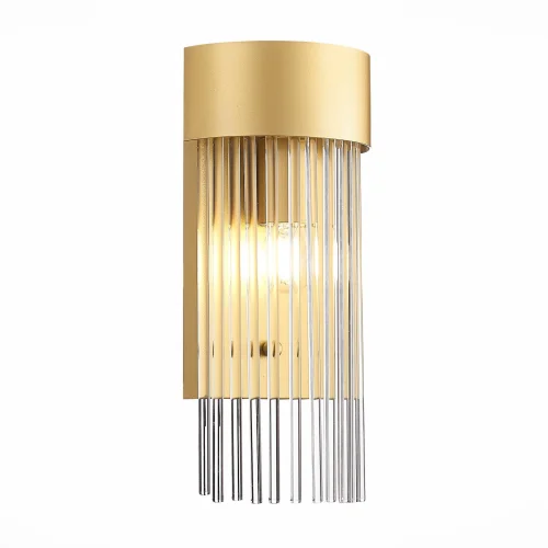 Бра Contatto SL1225.201.01 ST-Luce прозрачный на 1 лампа, основание золотое в стиле современный  фото 3